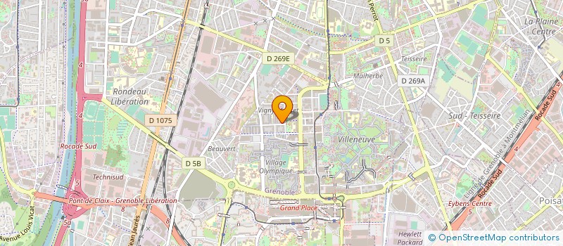 localisation de l'entreprise LE CARRE ROUGE  GRENOBLE