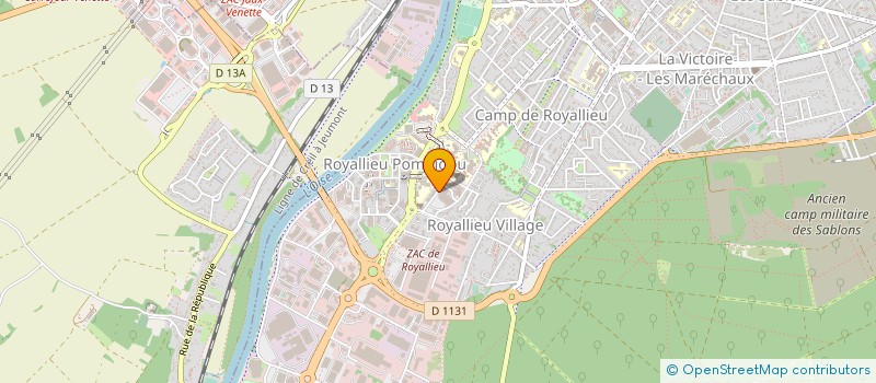 localisation de l'entreprise LE CARRE ROYAL  COMPIEGNE