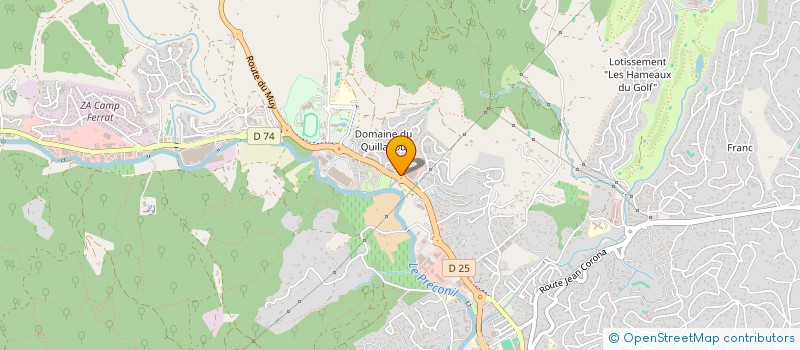 localisation de l'entreprise LE CARRE SAINTE-MAXIME à SAINTE-MAXIME