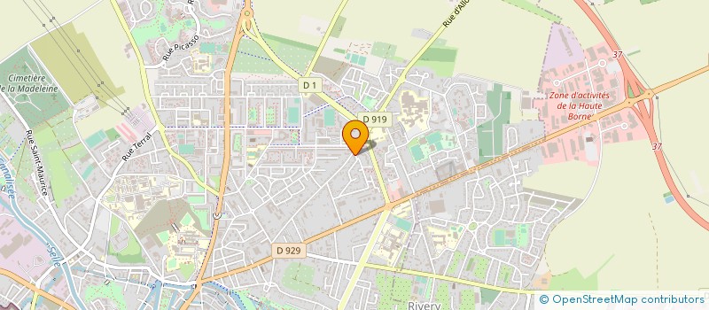 localisation de l'entreprise LE CARRE VERT DE L'EMPLOI à AMIENS