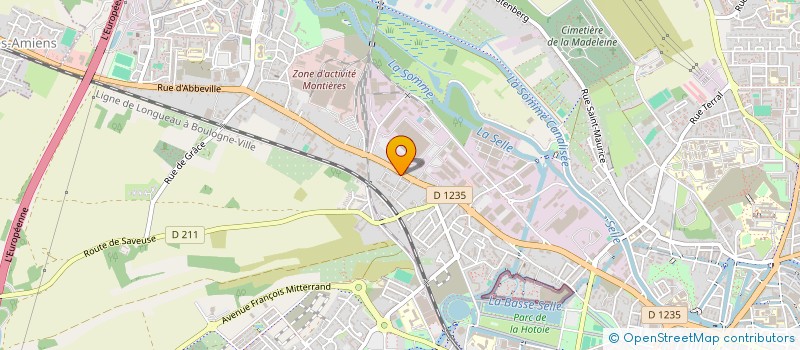 localisation de l'entreprise LE CARRE VETERINAIRE à AMIENS