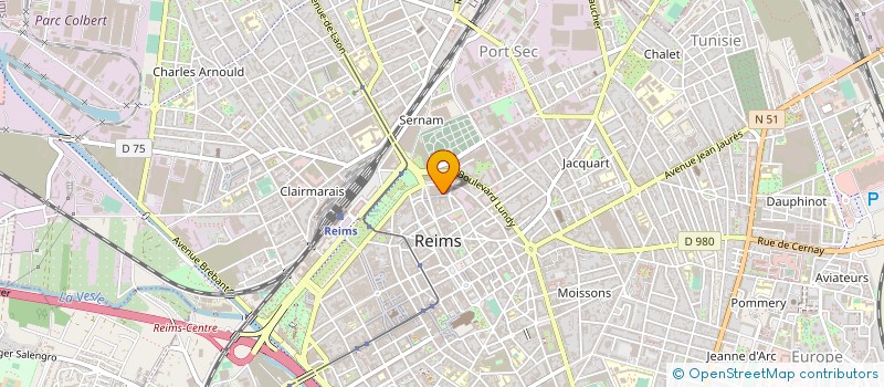 localisation de l'entreprise LE CARREAU  REIMS