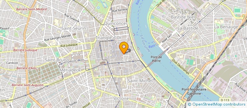 localisation de l'entreprise LE CARREAU  BORDEAUX