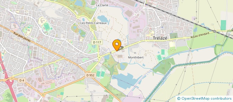 localisation de l'entreprise LE CARREAU  BOUCHEMAINE