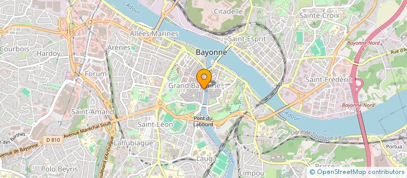 localisation de l'entreprise LE CARREAU DES HALLES à BAYONNE