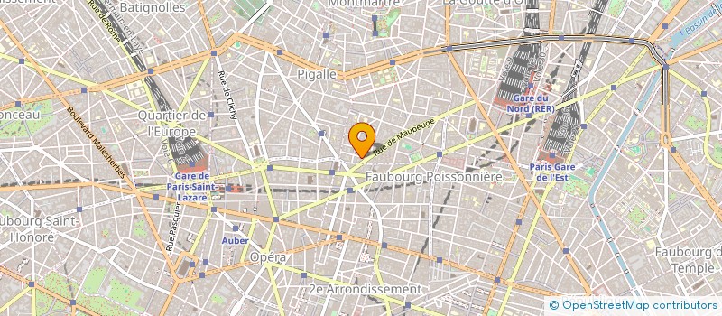 localisation de l'entreprise LE CARREAU PIQUE à PARIS