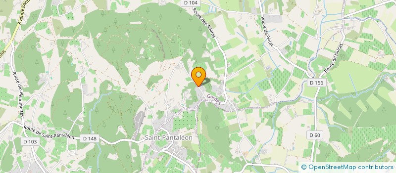 localisation de l'entreprise LE CARREFOUR  GORDES