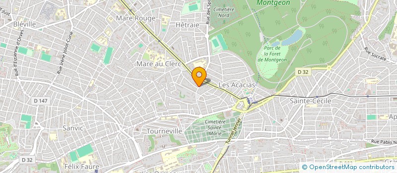 localisation de l'entreprise LE CARREFOUR à LE HAVRE