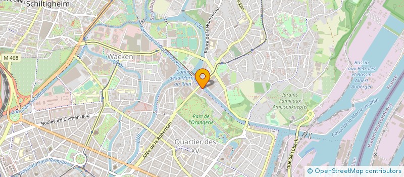 localisation de l'entreprise LE CARREFOUR DE L'EUROPE à STRASBOURG