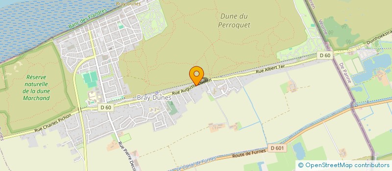 localisation de l'entreprise LE CARREFOUR DES ARTS  BRAY-DUNES