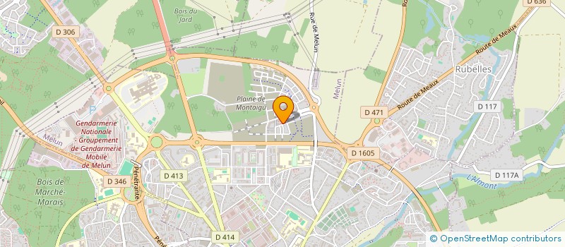 localisation de l'entreprise LE CARREFOUR DES CONNAISSANCES à MELUN