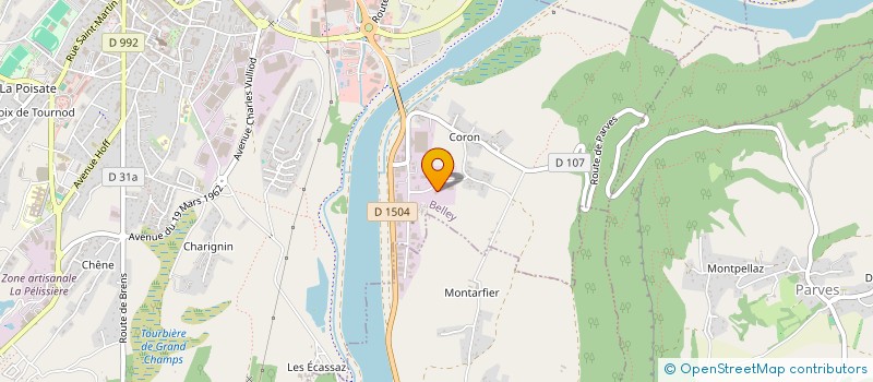 localisation de l'entreprise LE CARRELAGE BUGISTE  BELLEY