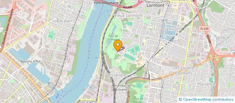 localisation de l'entreprise LE CARRELET  LORMONT