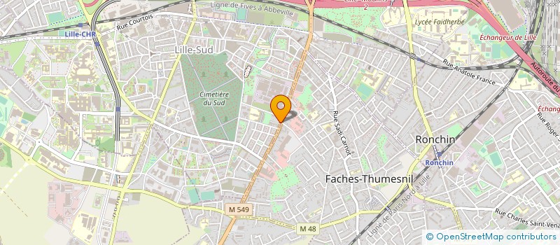 localisation de l'entreprise LE CARRELEUR à LILLE