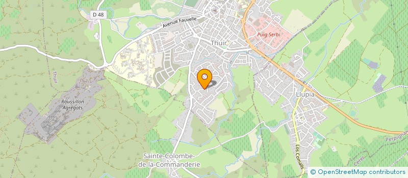 localisation de l'entreprise LE CARREROU  VILLEMOLAQUE