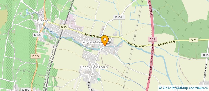 localisation de l'entreprise LE CARRO  GILLY-LES-CITEAUX