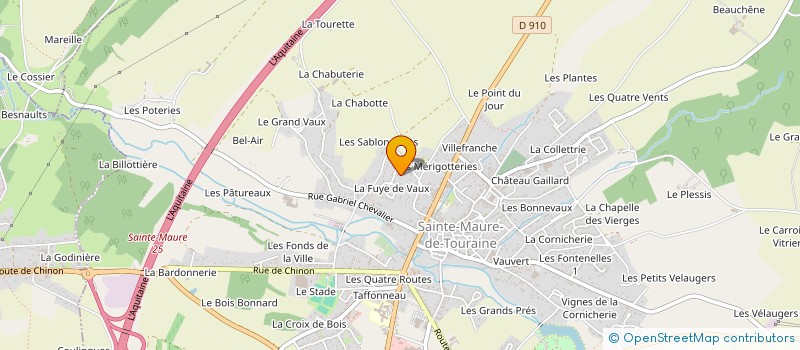 localisation de l'entreprise LE CARROSSE DE ZAZA à SAINTE-MAURE-DE-TOURAINE