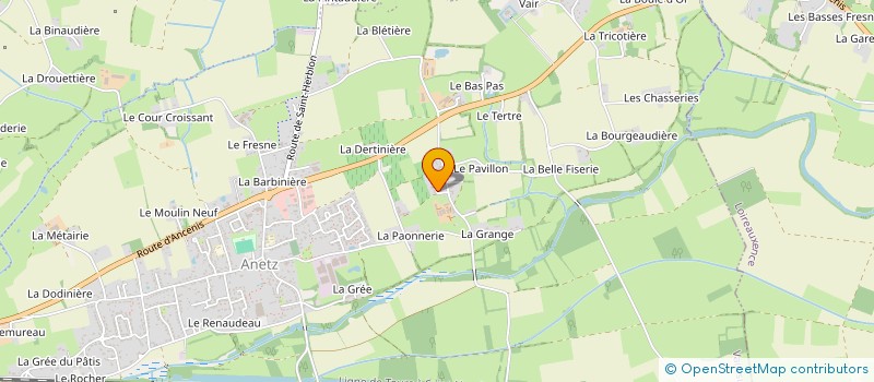 localisation de l'entreprise LE CARROSSIER DES MENUISERIES  VAIR-SUR-LOIRE