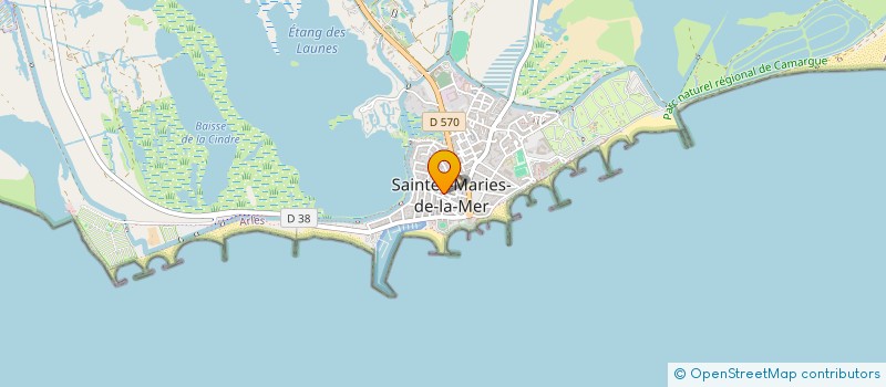 localisation de l'entreprise LE CARROU'SEL à SAINTES-MARIES-DE-LA-MER