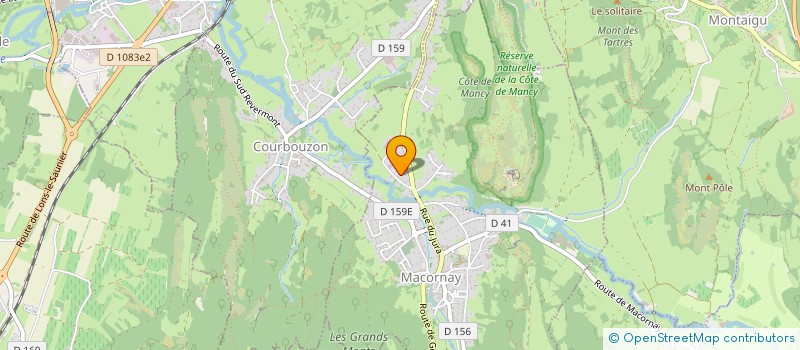 localisation de l'entreprise LE CARROU'ZELE DE YOLLY à LONS LE SAUNIER
