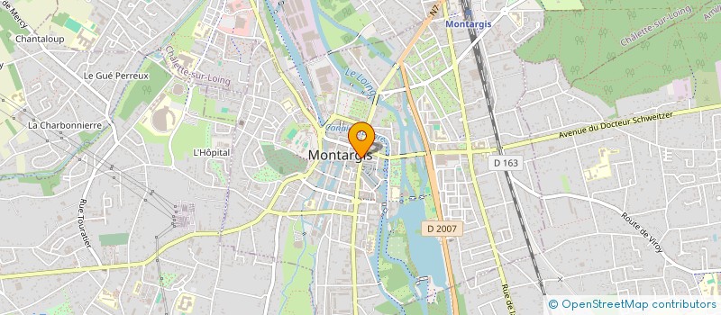 localisation de l'entreprise LE CARROUSEL  MONTARGIS