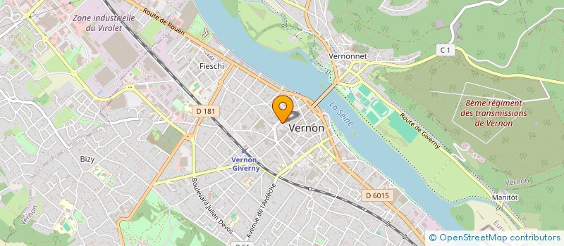 localisation de l'entreprise LE CARROUSEL à VERNON