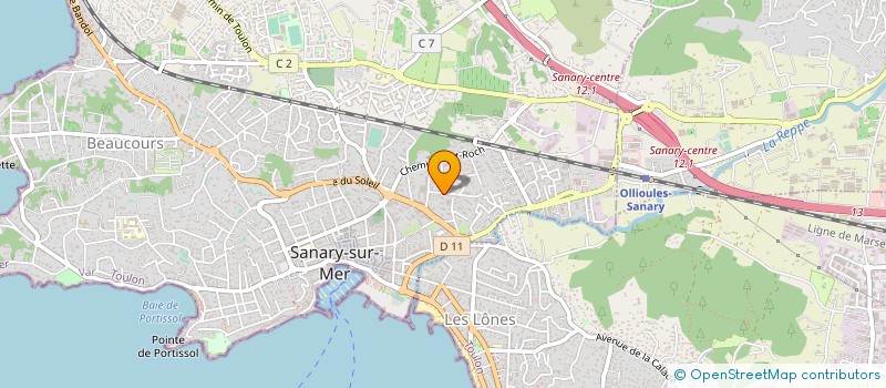 localisation de l'entreprise LE CARROUSEL à SANARY-SUR-MER
