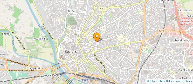localisation de l'entreprise LE CARROUSEL DES SERVICES à BEZIERS