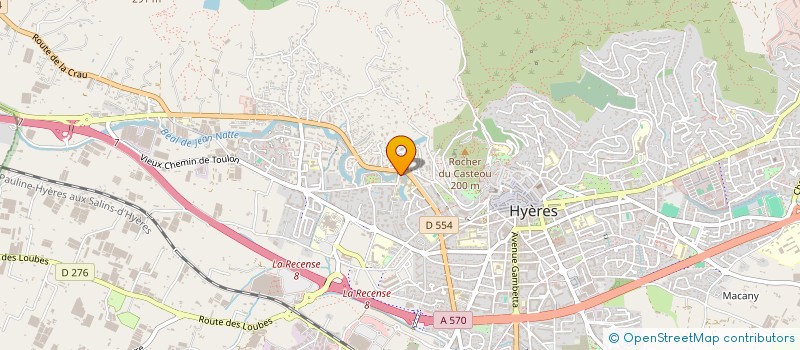 localisation de l'entreprise LE CARROUSEL L&C à HYERES