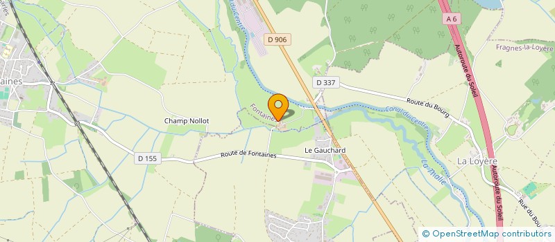 localisation de l'entreprise LE CARROUSEL SARL  FONTAINES