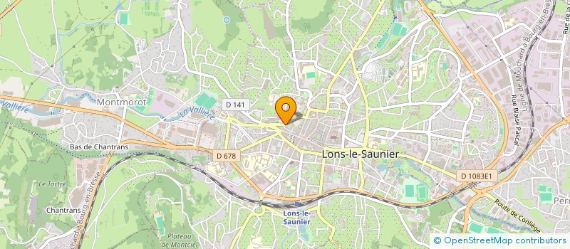 localisation de l'entreprise LE CARROUSSEL  LONS-LE-SAUNIER