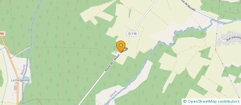 localisation de l'entreprise LE CARROUSSEL DE LA VARAUDE  IZEURE