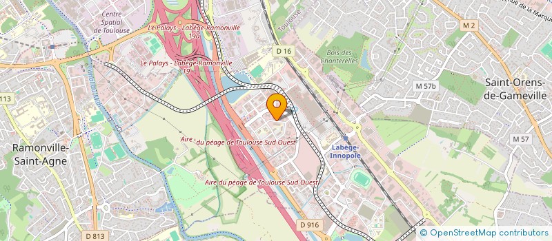 localisation de l'entreprise LE CARTABLE LUDIQUE  LABEGE