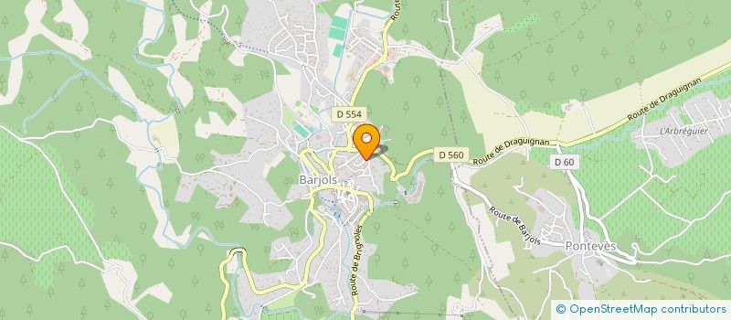 localisation de l'entreprise LE CARTABLE NOMADE  BARJOLS