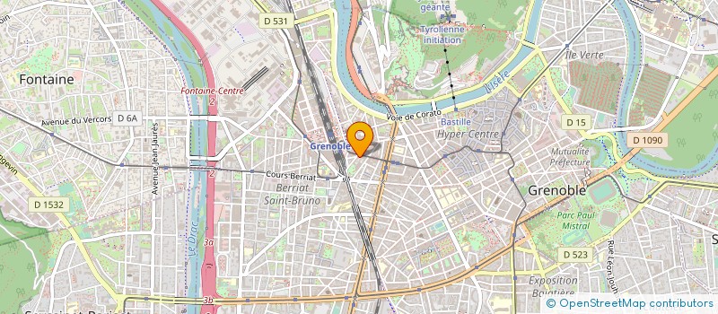 localisation de l'entreprise LE CARTEL BAR  GRENOBLE