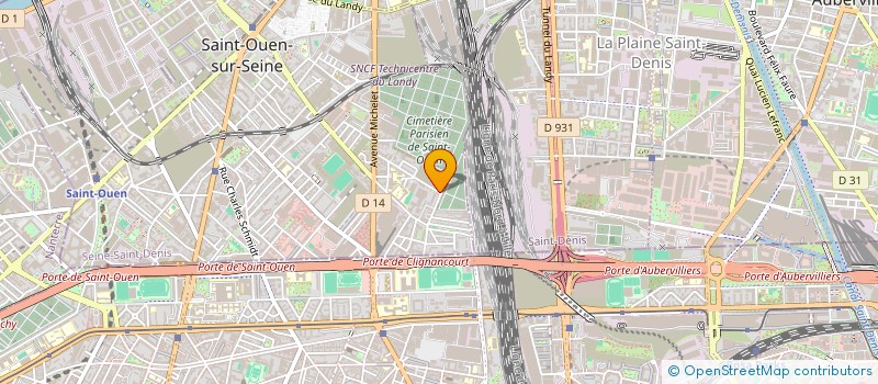 localisation de l'entreprise LE CARTEL DU FILM à SAINT-OUEN-SUR-SEINE