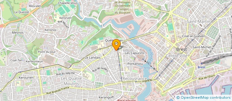 localisation de l'entreprise LE CARTEL DU RIEN à BREST