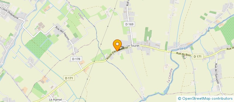 localisation de l'entreprise LE CARTEL LA COUTURE  LA COUTURE