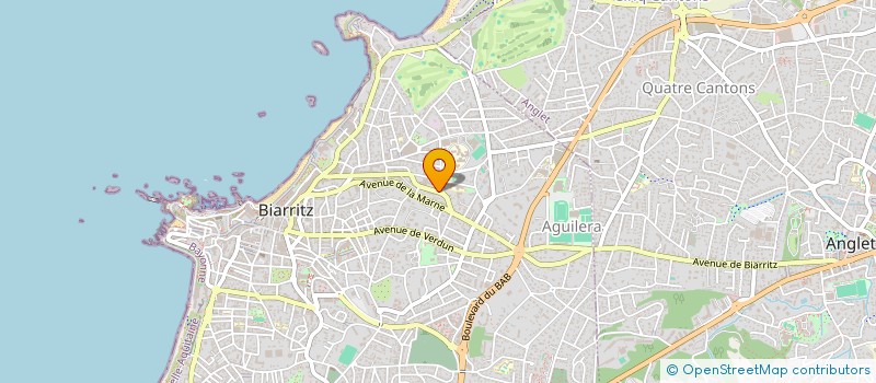 localisation de l'entreprise LE CARTHAGE  BIARRITZ