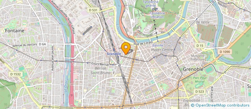 localisation de l'entreprise LE CARTHAGE à GRENOBLE