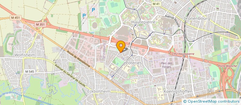 localisation de l'entreprise LE CARTHAGE à STRASBOURG