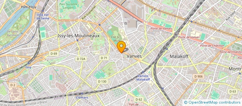 localisation de l'entreprise LE CARTHAGE à VANVES