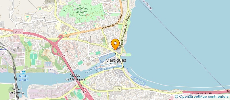 localisation de l'entreprise LE CARTHAGE à MARTIGUES