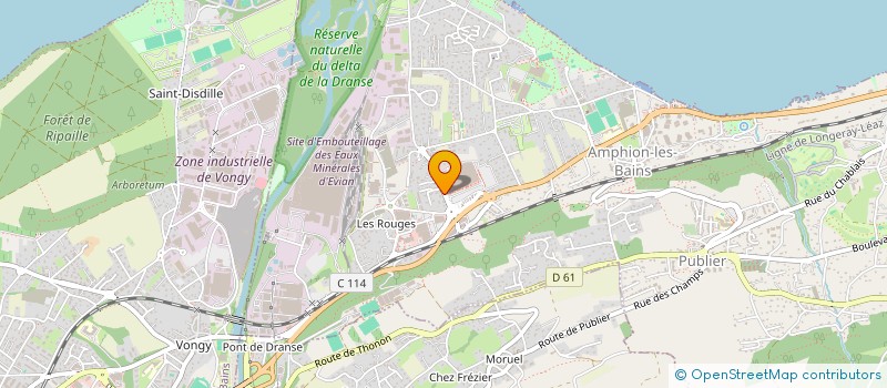 localisation de l'entreprise LE CARTHERAY  PUBLIER