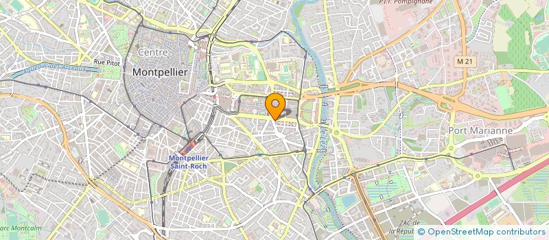 localisation de l'entreprise LE CARTIER DE MARIANE à MONTPELLIER