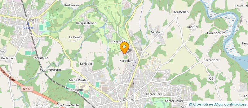 localisation de l'entreprise LE CARTON A DESSIN à QUEVEN