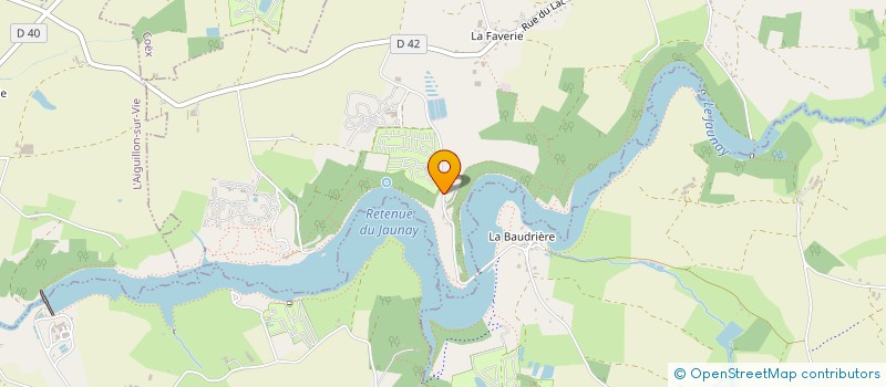 localisation de l'entreprise LE CARTRON DU CHATEAULONG  LA CHAPELLE-HERMIER