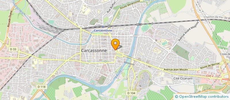 localisation de l'entreprise LE CASABLANCA à CARCASSONNE
