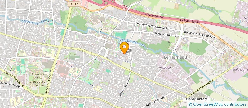 localisation de l'entreprise LE CASABLANCA à PAU