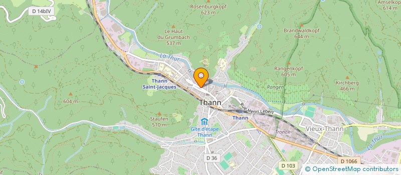 localisation de l'entreprise LE CASEUS  THANN